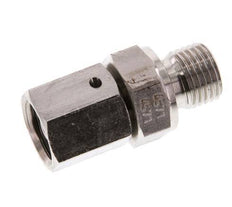 6S y G1/4'' Rótula recta de acero inoxidable con rosca macho 630 bar Junta tórica de FKM Cono de sellado ajustable ISO 8434-1