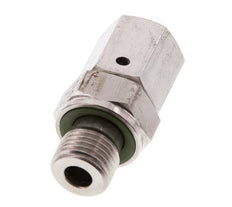 6S y G1/4'' Rótula recta de acero inoxidable con rosca macho 630 bar Junta tórica de FKM Cono de sellado ajustable ISO 8434-1