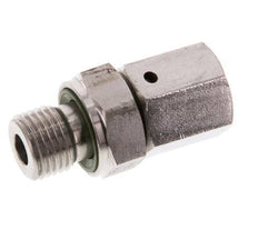 6S y G1/4'' Rótula recta de acero inoxidable con rosca macho 630 bar Junta tórica de FKM Cono de sellado ajustable ISO 8434-1