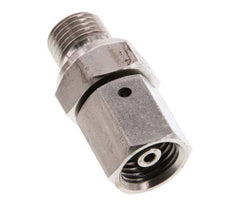6S y G1/4'' Rótula recta de acero inoxidable con rosca macho 630 bar Junta tórica de FKM Cono de sellado ajustable ISO 8434-1