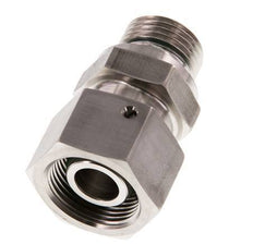 20S & G3/4'' Acero inoxidable Rótula recta con rosca macho 400 bar FKM Junta tórica Cono de estanqueidad Ajustable ISO 8434-1