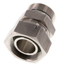 38S & G1-1/2'' Stainless Steel Straight Swivel with Male Threads 315 bar FKM O-ring Sealing Cone Adjustable ISO 8434-1