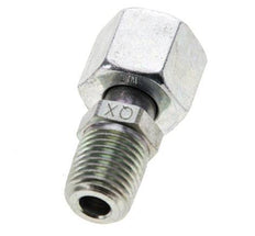 10L y 1/4'' NPT Acero Zincado Rótula Recta con Rosca Macho 315 bar Ajustable ISO 8434-1