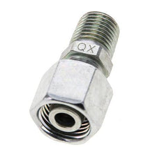 10L y 1/4'' NPT Acero Zincado Rótula Recta con Rosca Macho 315 bar Ajustable ISO 8434-1