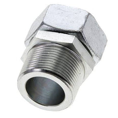 35L y 1-1/4'' NPT Rótula recta de acero galvanizado con rosca macho 160 bar Ajustable ISO 8434-1