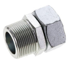 35L y 1-1/4'' NPT Rótula recta de acero galvanizado con rosca macho 160 bar Ajustable ISO 8434-1