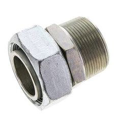 42L y 1-1/2'' NPT Rótula recta de acero galvanizado con rosca macho 160 bar Ajustable ISO 8434-1