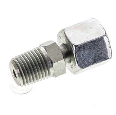 8S & 1/4'' NPT Zink plated Steel Straight Swivel with Male Threads 630 bar Adjustable ISO 8434-1