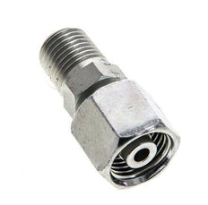 8S & 1/4'' NPT Zink plated Steel Straight Swivel with Male Threads 630 bar Adjustable ISO 8434-1