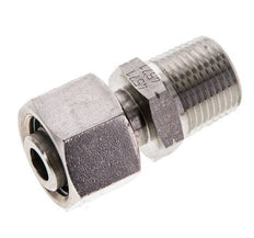 Rótula recta de acero inoxidable 12L y 3/8'' NPT con rosca macho 315 bar Ajustable ISO 8434-1
