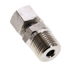 12L y 1/2'' NPT Rótula recta de acero inoxidable con rosca macho 315 bar Ajustable ISO 8434-1