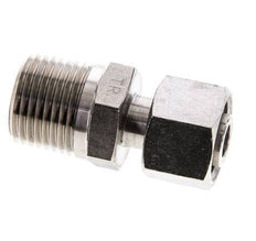 12L y 1/2'' NPT Rótula recta de acero inoxidable con rosca macho 315 bar Ajustable ISO 8434-1