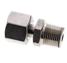 10S & 3/8'' NPT Stainless Steel Straight Swivel with Male Threads 630 bar Adjustable ISO 8434-1