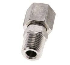 8L & 1/4'' NPT Stainless Steel Straight Swivel with Male Threads 315 bar FKM O-ring Sealing Cone Adjustable ISO 8434-1