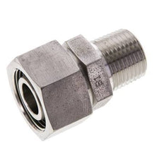 18L y 1/2'' NPT Rectas de acero inoxidable con rosca macho 315 bar Junta tórica de FKM Cono de sellado ajustable ISO 8434-1