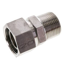 28L y 1'' NPT Rectas de acero inoxidable con rosca macho 160 bar Junta tórica de FKM Cono de sellado ajustable ISO 8434-1