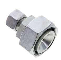 15L & 35L Zink plated Steel Straight Cutting Fitting with Swivel 160 bar ISO 8434-1