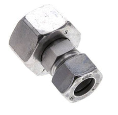 18L & 25S Zink plated Steel Straight Cutting Fitting with Swivel 315 bar ISO 8434-1