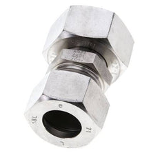 18L & 22L Stainless Steel Straight Cutting Fitting with Swivel 160 bar ISO 8434-1