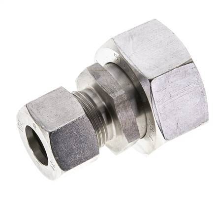 15L & 28L Stainless Steel Straight Cutting Fitting with Swivel 160 bar ISO 8434-1