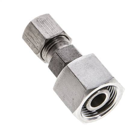 8S & 14S Stainless Steel Straight Cutting Fitting with Swivel 630 bar ISO 8434-1