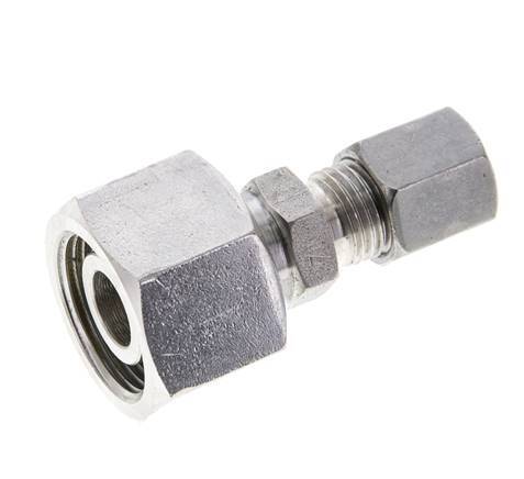 6S & 16S Stainless Steel Straight Cutting Fitting with Swivel 400 bar ISO 8434-1