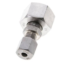 6S & 16S Stainless Steel Straight Cutting Fitting with Swivel 400 bar ISO 8434-1