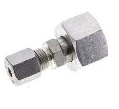 6S & 16S Stainless Steel Straight Cutting Fitting with Swivel 400 bar ISO 8434-1