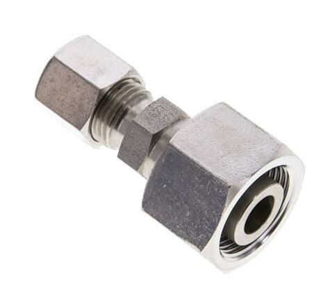8S & 16S Stainless Steel Straight Cutting Fitting with Swivel 400 bar ISO 8434-1