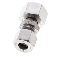 12S & 16S Stainless Steel Straight Cutting Fitting with Swivel 400 bar ISO 8434-1