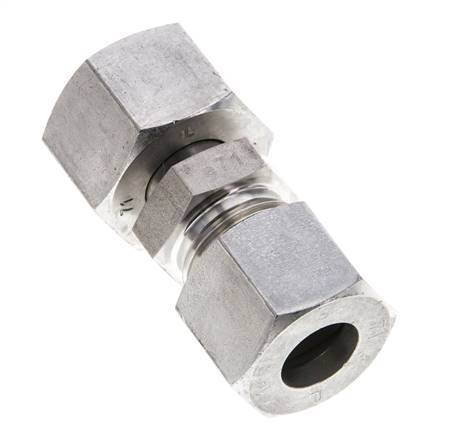 14S & 16S Stainless Steel Straight Cutting Fitting with Swivel 400 bar ISO 8434-1