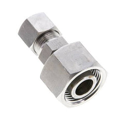 12S & 20S Stainless Steel Straight Cutting Fitting with Swivel 400 bar ISO 8434-1