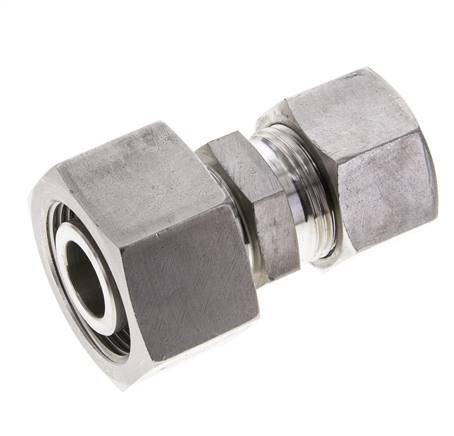 20S & 25S Stainless Steel Straight Cutting Fitting with Swivel 400 bar ISO 8434-1