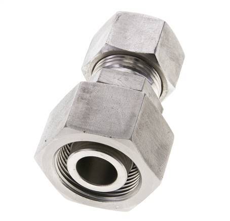 20S & 25S Stainless Steel Straight Cutting Fitting with Swivel 400 bar ISO 8434-1