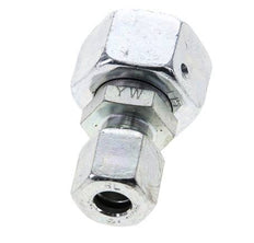 8L & 15L Zink plated Steel Straight Cutting Fitting with Swivel 315 bar NBR O-ring Sealing Cone ISO 8434-1