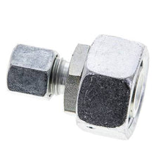 8L & 18L Zink plated Steel Straight Cutting Fitting with Swivel 315 bar NBR O-ring Sealing Cone ISO 8434-1