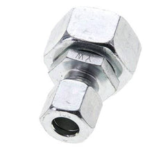 10L & 18L Zink plated Steel Straight Cutting Fitting with Swivel 315 bar NBR O-ring Sealing Cone ISO 8434-1