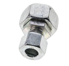 12L & 18L Zink plated Steel Straight Cutting Fitting with Swivel 315 bar NBR O-ring Sealing Cone ISO 8434-1
