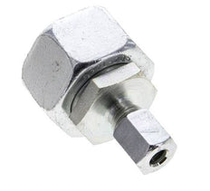 6L & 22L Zink plated Steel Straight Cutting Fitting with Swivel 160 bar NBR O-ring Sealing Cone ISO 8434-1