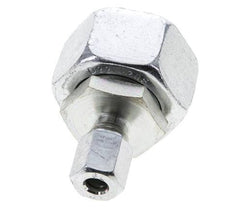 6L & 22L Zink plated Steel Straight Cutting Fitting with Swivel 160 bar NBR O-ring Sealing Cone ISO 8434-1