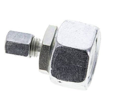 6L & 22L Zink plated Steel Straight Cutting Fitting with Swivel 160 bar NBR O-ring Sealing Cone ISO 8434-1