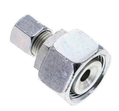 10L & 22L Zink plated Steel Straight Cutting Fitting with Swivel 160 bar NBR O-ring Sealing Cone ISO 8434-1