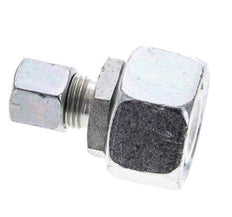 10L & 22L Zink plated Steel Straight Cutting Fitting with Swivel 160 bar NBR O-ring Sealing Cone ISO 8434-1