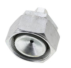 6L & 35L Zink plated Steel Straight Cutting Fitting with Swivel 160 bar NBR O-ring Sealing Cone ISO 8434-1