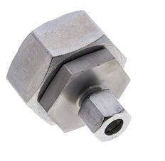 10L & 35L Zink plated Steel Straight Cutting Fitting with Swivel 160 bar NBR O-ring Sealing Cone ISO 8434-1