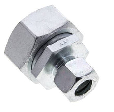 15L & 35L Zink plated Steel Straight Cutting Fitting with Swivel 160 bar NBR O-ring Sealing Cone ISO 8434-1