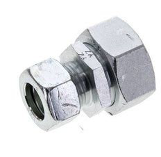 22L & 35L Zink plated Steel Straight Cutting Fitting with Swivel 160 bar NBR O-ring Sealing Cone ISO 8434-1