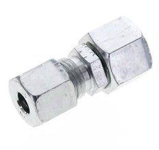 8S & 10S Zink plated Steel Straight Cutting Fitting with Swivel 630 bar NBR O-ring Sealing Cone ISO 8434-1