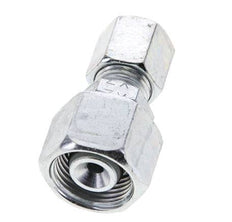 6S & 12S Zink plated Steel Straight Cutting Fitting with Swivel 630 bar NBR O-ring Sealing Cone ISO 8434-1