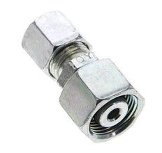8S & 12S Zink plated Steel Straight Cutting Fitting with Swivel 630 bar NBR O-ring Sealing Cone ISO 8434-1